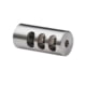 Hawkins Precision 2-Port Gunsmith Install Muzzle Brakes, 5/8-24, Raw Stainless Steel, 1.0in, 102-1000