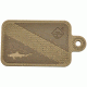 Hazard 4 Dive Shark Patch, Coyote, PAT-DIVE-CYT
