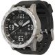 Hazard 4 Heavy Water Diver BlackTie B White GMT Unisex Analog Watch, 50mm, Silver, Nylon, HWD-TI-G-W-KW-GGYG