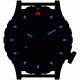 Hazard 4 HeavyWaterDiver BlackTie  B Ti Bracelet, Silver HWD-TI-B-KW-GGYG