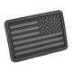 Hazard 4 Right Arm USA Flag Patch, Black, PAT-USA-R-BLK