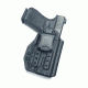 Hazmat Holster Works LB1 IWB/AIWB Kydex Holster,Glock 19/17 w/ Streamlight TLR-7,Right Hand Black, 10013