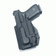 Hazmat Holster Works LB1 IWB/AIWB Kydex Holster,Glock 19/17 w/ Streamlight TLR-7,Right Hand Black, 10013