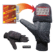 Heat Factory Heated Pop Top Glove - Mens, Pair, Black, Medium 991-BK-MED