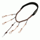 Heavy Hauler Outdoor Gear Predator Supreme Four Loop Lanyard, w/ accessory clip, Black/Olive Drab HH0071