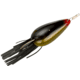 Heddon Moss Boss Spoon, 3in, Black Scaled, X0515BS