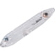 Heddon Super Spook Jr. Topwater Walking Bait, 3-1/2in, 1/2 oz, Clear, X923603