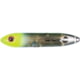 Heddon Super Spook Jr. Topwater Walking Bait, 3-1/2in, 1/2 oz, Black/Chart Gold Insert, X923624