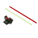 Heinie S&amp;W M&amp;P Fiber Optic Front Sight, .305 Height, .125 Width, Black, 4085-50F