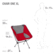 Helinox Chair One, Medium, Scarlet/Iron, 10098