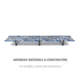 Helinox Cot One Convertible, Long, Blue Bandana, 10694
