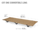 Helinox Cot One Convertible, Long, Coyote Tan, 10680