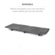 Helinox Cot One Reversible Cot Warmer, Black/Iron, 12510