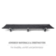 Helinox Cots One Convertible, Black, Regular, 10630R1