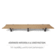Helinox Cots One Convertible, Coyote Tan, Regular, 10645R2