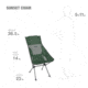 Helinox Sunset Chair, Forest Green, 11158R1