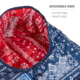 Helinox Toasty Sunset/Beach Chair, Blue &amp; Red Bandana, 12494