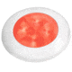 Hella Marine 24V LED Round Courtesy Lamp w/ White Bezel, Red, 980508241