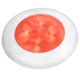 Hella Marine 24V LED Round Courtesy Lamp w/ White Bezel, Red, 980508241