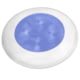 Hella Marine 24V LED Round Courtesy Lamp w/ White Bezel, Blue, 980503241