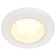 Hella Marine EuroLED 75 3in Round Screw Mount Down LED Light, White Plastic Rim, 12V, Warm White, 958109011