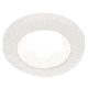 Hella Marine EuroLED 75 3in Round Screw Mount Down LED Light, White Plastic Rim, 12V, White, 958110011