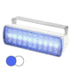 Hella Marine Sea Hawk XL Dual Color LED Flood Light, White Housing, Blue/White LE, 980950071