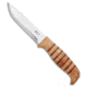 Helle Knives Helle Knives JS Limited Edition Fixed Blade Knife Curly Birch 4.4&quot; Polish, Tan, Sandvik 12C27, adult, BHQ-153866