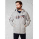 Helly Hansen 1877 Full Zip Hoodie - Mens, Grey Melange, Extra Large, 53226-950-XL