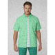 Helly Hansen Fjord Qd Short Sleeve Shirt - Mens, Pepper Green Check, 2XL, 34048471-2XL