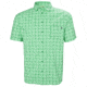 Helly Hansen Fjord Qd Short Sleeve Shirt - Mens, Pepper Green Check, 2XL, 34048471-2XL