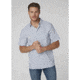 Helly Hansen Fjord QD Short Sleeve Shirt - Mens, White Check, Large, 34048-001-L