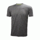 Helly Hansen Mens Sigel Logo Short Sleeve Tee, Ebony, Medium, 62733-980-M