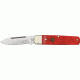 Hen &amp; Rooster 1-Blade Folder Red Jigged Folding Knife, 2.75in, Spear Blade, Red Jigged Bone Handle HR271RJB
