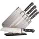 Hen &amp; Rooster 5 pc Kitchen Knife Set,3.375in paring knife, 4.75in utility knife, 6in boning knife, 8.125in slicer, 8in Santoku HRI026
