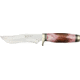 Hen &amp; Rooster Bowie Stag Red Fixed Blade Knife, 5.875in, German Stainless Blade, Red Stag Handle HR4800RDS