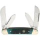 Hen &amp; Rooster Congress Green Pick Bone Folding Knife,Green,Pick Bone Handle HR264GPB