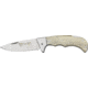 Hen &amp; Rooster Lockback Folding Knife, 3.75in, StainlessDrop Point, Polished Stag Handle HR5045PS