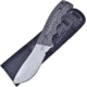 Hen &amp; Rooster Skinner Black Gray Knife, 4 satin finish stainless skinner blade, Black and gray sculpted G10 handle, HR-005