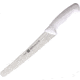 HENCKELS ZWILLING Twin Master Bread Knife, 15in Overall, 10in Satin Finish Serrated Stainless Blade, White Plastic Handle, 32310-254