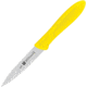 HENCKELS ZWILLING Twin Master Parer Knife, 8.25in Overall, 4in Satin Finish Stainless Blade, Yellow Plastic Handle, Boxed, 32100-100