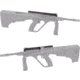 Heresy Design Steyr AUG M2 Rail, Black, HD-AM2R