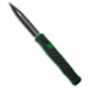 Heretic Knives Cleric II Automatic Folding Knife, 4.25in, CPM MagnaCut, Dagger Blade, Aluminum, Steel, Green/Black Handle, Green/Black/Black, 10.00 inch, BHQ-180953