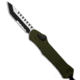 Heretic Knives Hydra Automatic Folding Knife, 3.60in, CPM MagnaCut, Tanto Blade, Aluminum, OD Green Handle, OD Green/Black, 9.10 inch, BHQ-192828