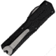Heretic Knives Auto Colossus OTF Automatic Folding Knives, 3.5in, Stonewash Finish CPM MagnaCut Stainless Blade, Black Aluminum Handle w/ Black Traction Insert, H0392A