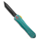 Heretic Knives Heretic Knives Bounty Hunter Manticore E OTF Knife Green Al/CF3.25" Black SW, Green, CPM MagnaCut, adult, BHQ-181312