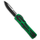 Heretic Knives Heretic Knives Colossus OTF Automatic Knife Green Aluminum 3.5" Two-Tone, Green, CPM MagnaCut, adult, BHQ-188756