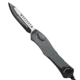 Heretic Knives Heretic Knives Hydra V4 S/E Automatic Knife Gray Cel Shade Al 3.6" Cel Shade, Black/Gray, CPM MagnaCut, adult, BHQ-218709