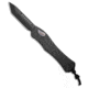 Heretic Knives Heretic Knives Hydra V4 T/E OTF Knife Carbon Fiber/Flamed Cover 3.6" DLC 20CV, Black, CPM 20CV, adult, BHQ-226746