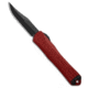 Heretic Knives Heretic Knives Manticore S Bowie OTF Automatic Knife Red Aluminum 2.6" DLC, Red, CPM MagnaCut, adult, BHQ-205677
